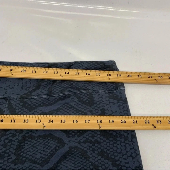 Soft Surroundings Leggings Plus 1X  Blue Print Tapered Elastic Waist Stretch - Picture 10 of 12